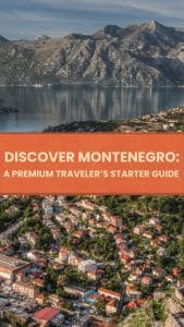 Cover page for Discover Montenegro: A Premium Traveler's Starter Guide